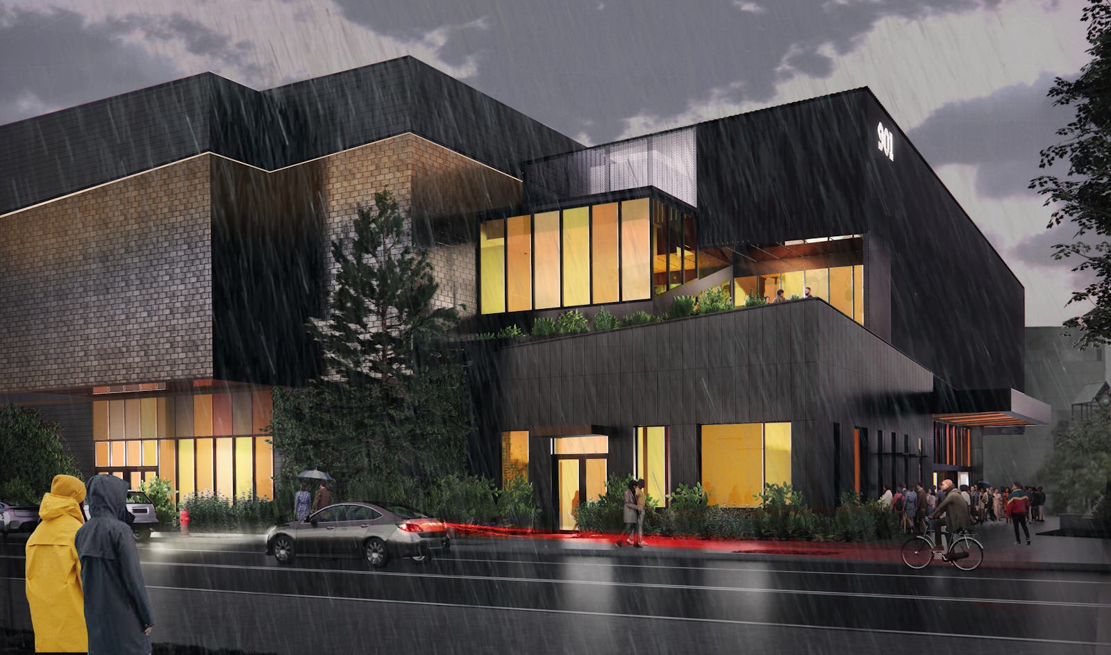 Artist rendering of the new Lloyd Center concert venue